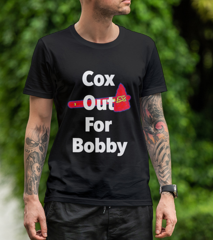 Atlanta Braves Cox Out For Bobby Game Day Celebration T-Shirt