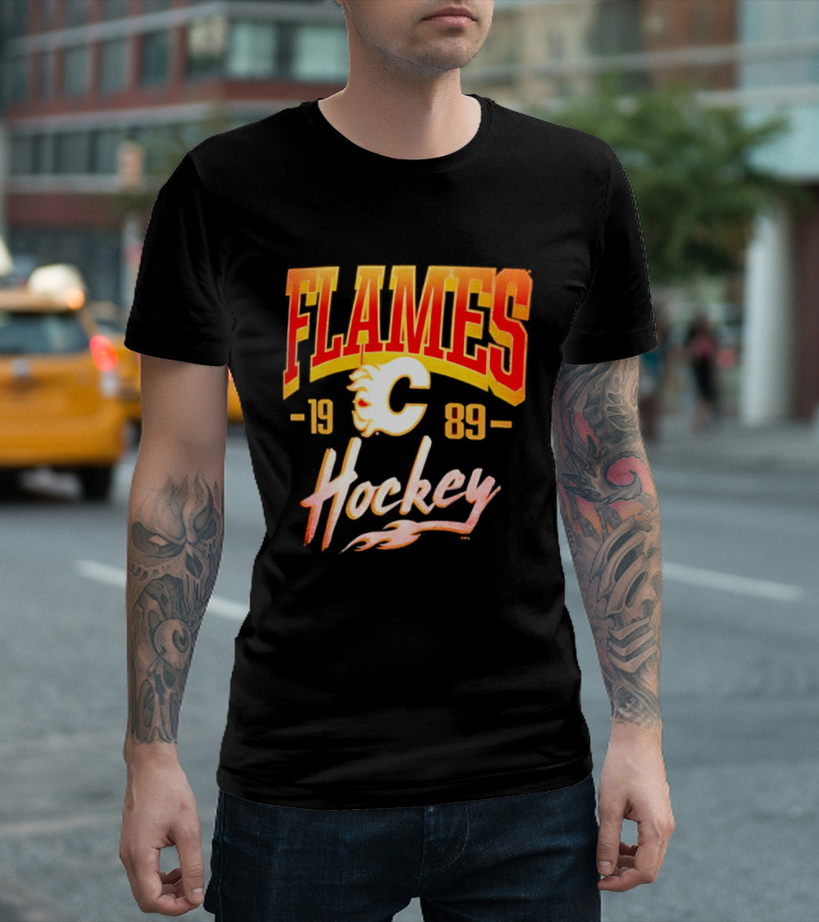 Calgary Flames 1989 Hockey Made To Last T-Shirt