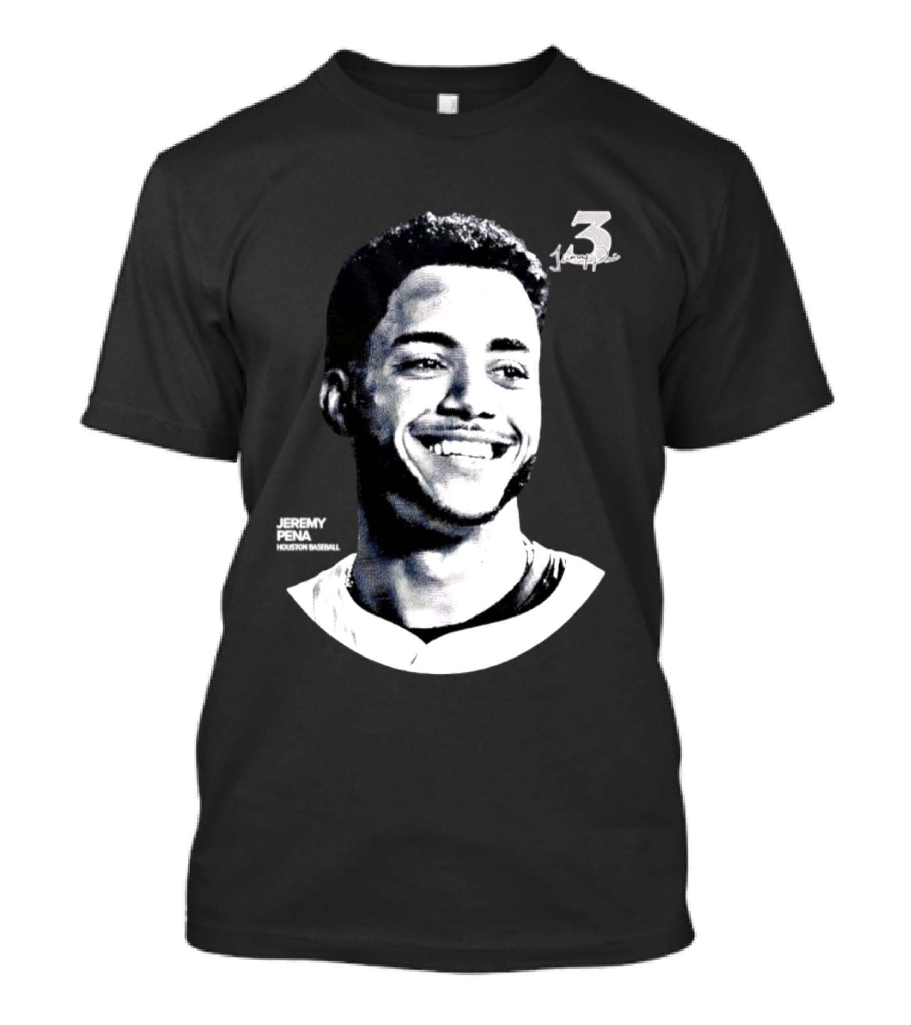 Jeremy Pena Houston Astros MLB Number 3 Lineage Series 2026 T-Shirt