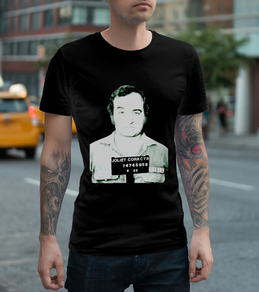 John Belushi Joliet Correctional Blues Shot 7474505B T-Shirt