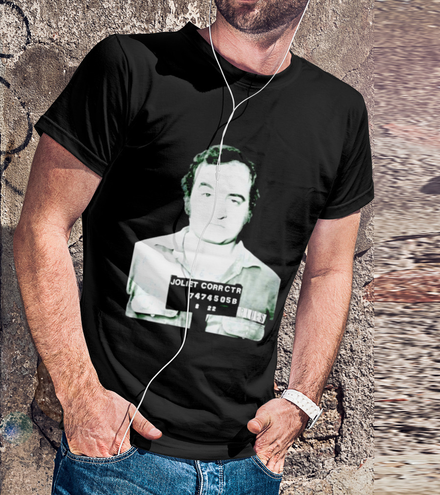 John Belushi Joliet Correctional Blues Shot 7474505B T-Shirt