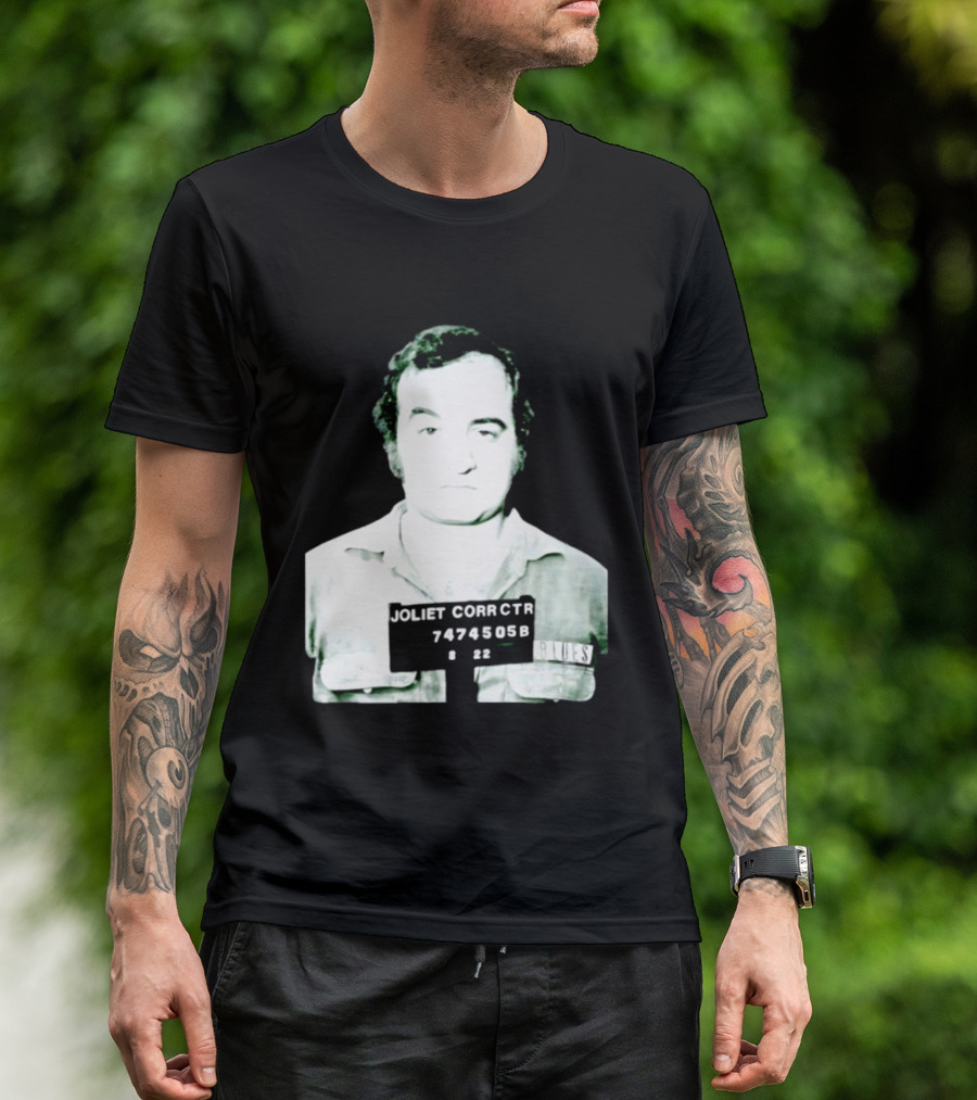 John Belushi Joliet Correctional Blues Shot 7474505B T-Shirt