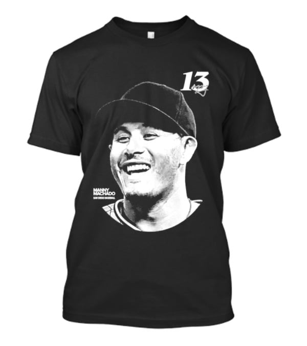 Manny Machado 13 San Diego Padres MLB Lineage Series 2026 T-Shirt