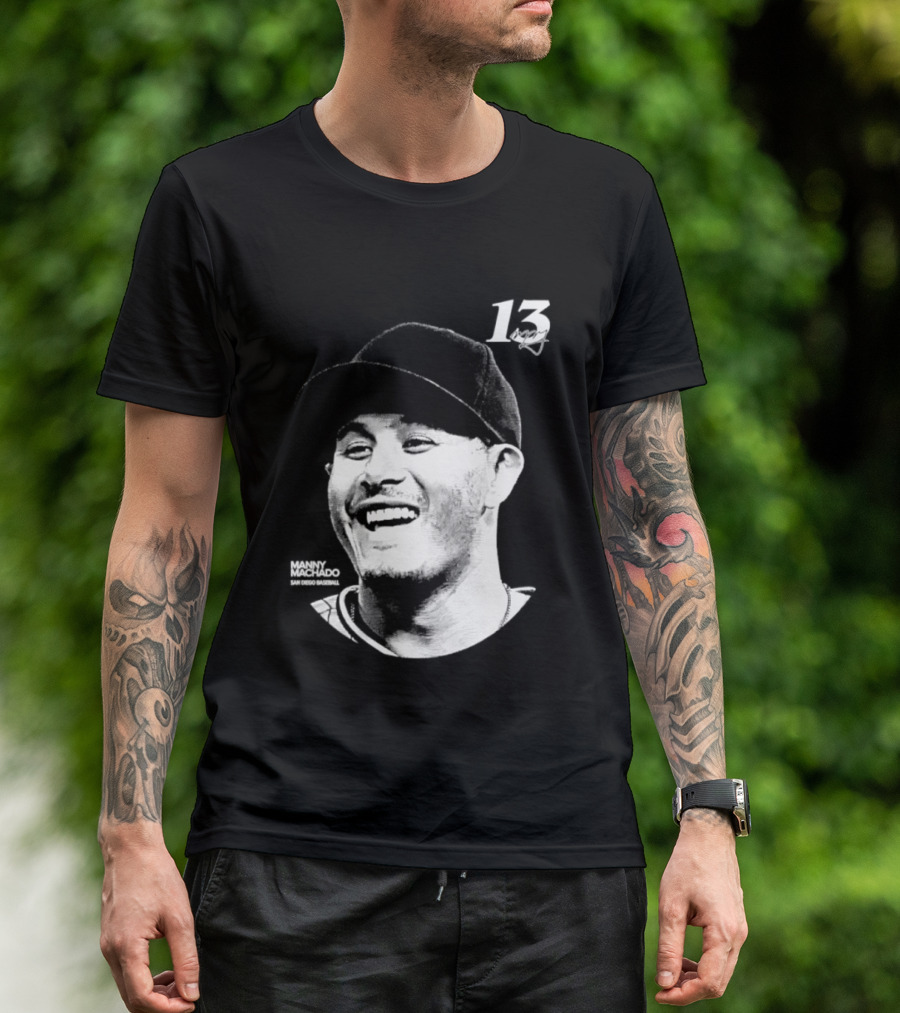 Manny Machado 13 San Diego Padres MLB Lineage Series 2026 T-Shirt