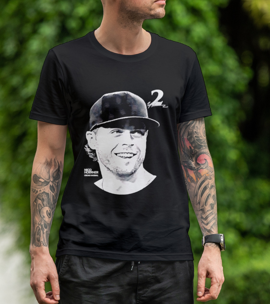 Chicago Cubs Nico Hoerner 2 MLB 2026 Lineage Series T-Shirt