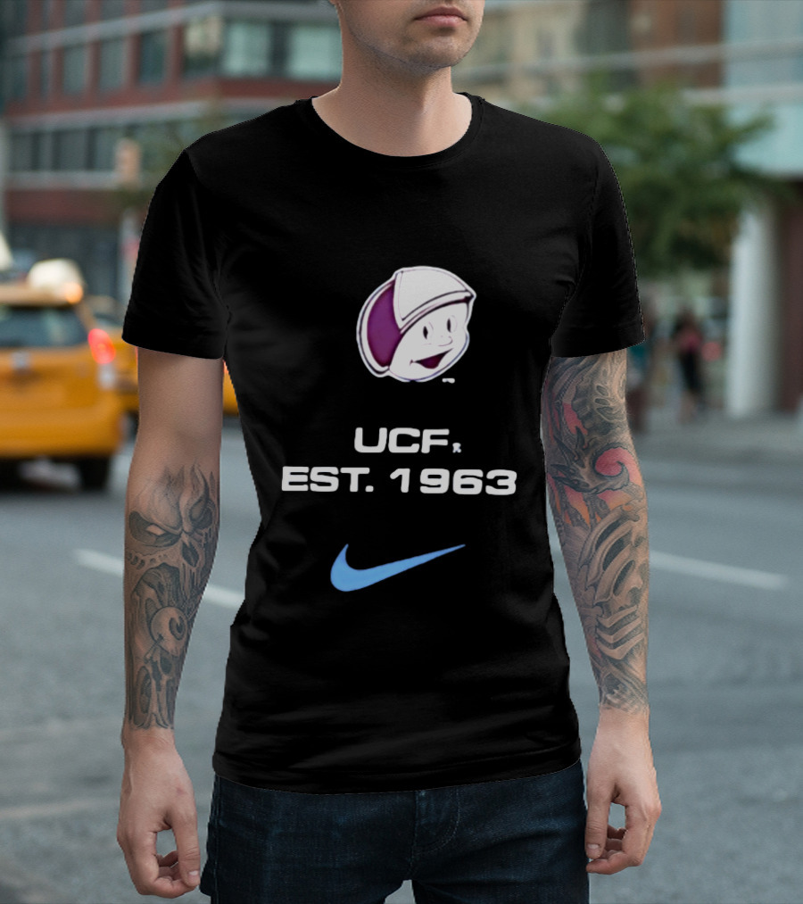 UCF Knights 2026 Space Game UCF Est 1963 Vintage Astronaut Nike T-Shirt