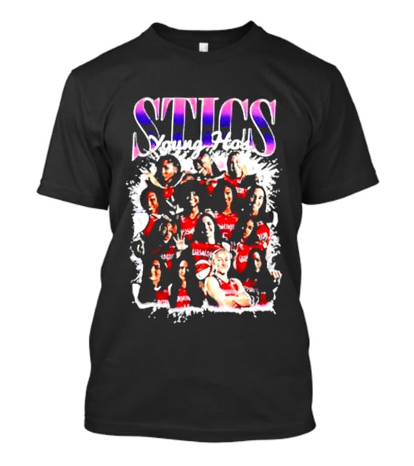 STICS Young Hoops Women Basketball Team Sports T-Shirt