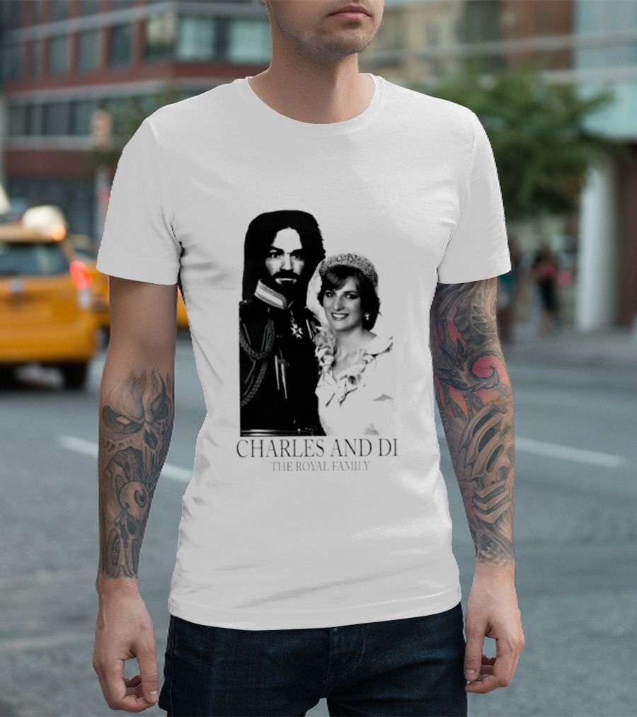 Charles Manson And Princess Diana Charles And Di The Royal Family T-Shirt