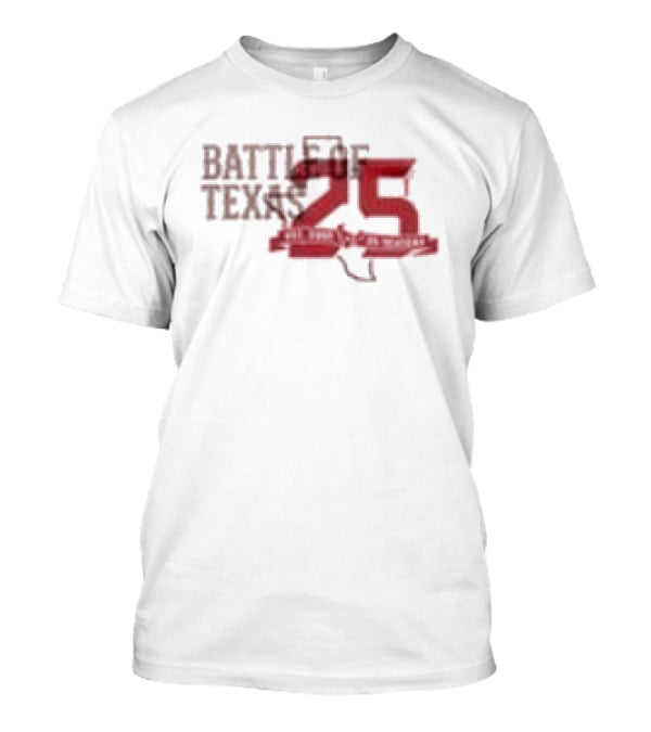 Dallas Cowboys Vs Houston Texans Battle Of Texas 25 Years Strong 2026 T-Shirt
