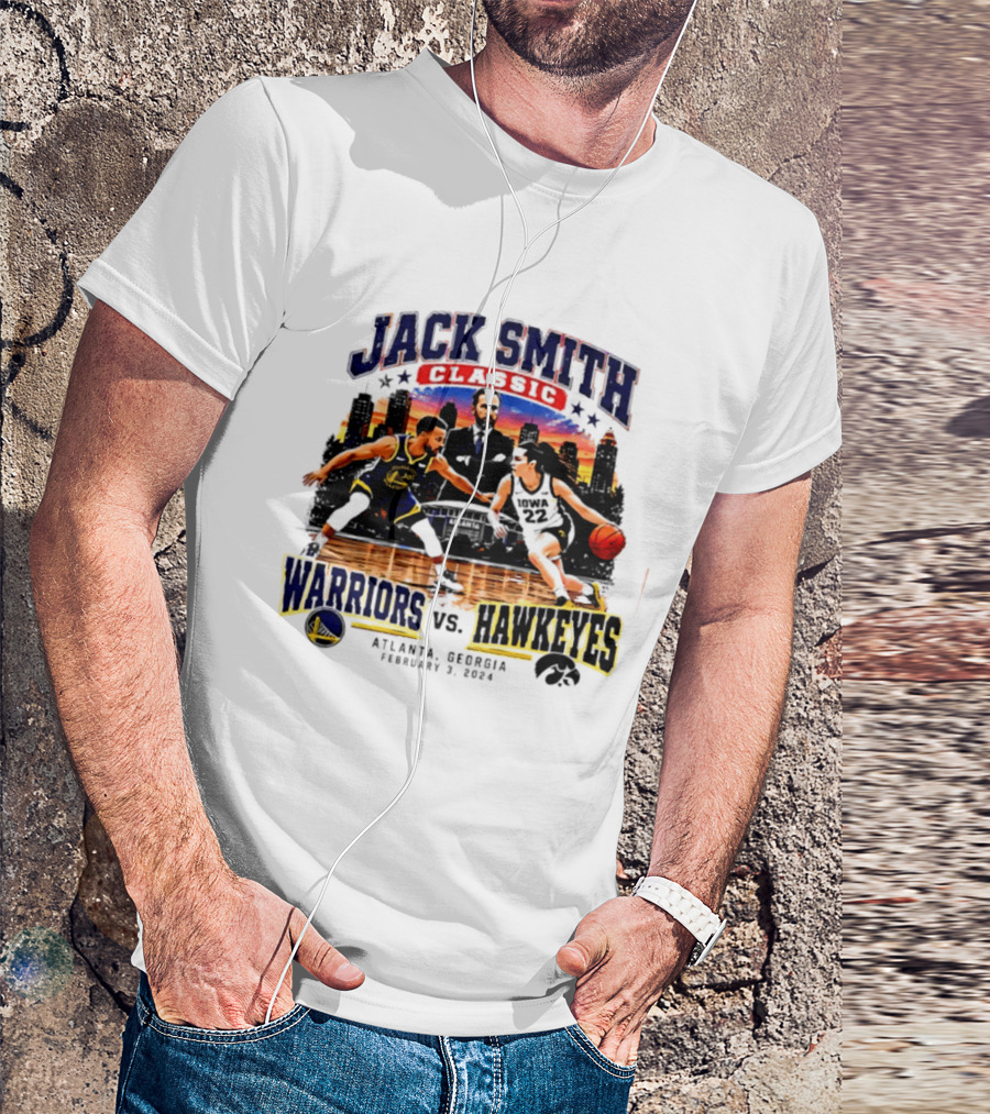Jack Smith Classic Warriors Vs Hawkeyes Atlanta February 3 2024 T-Shirt