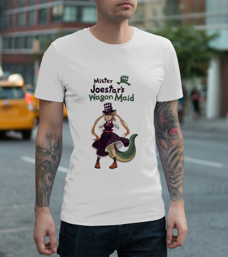 Mister Joestar's Wagon Maid Robert E. O. Speedwagon T-Shirt