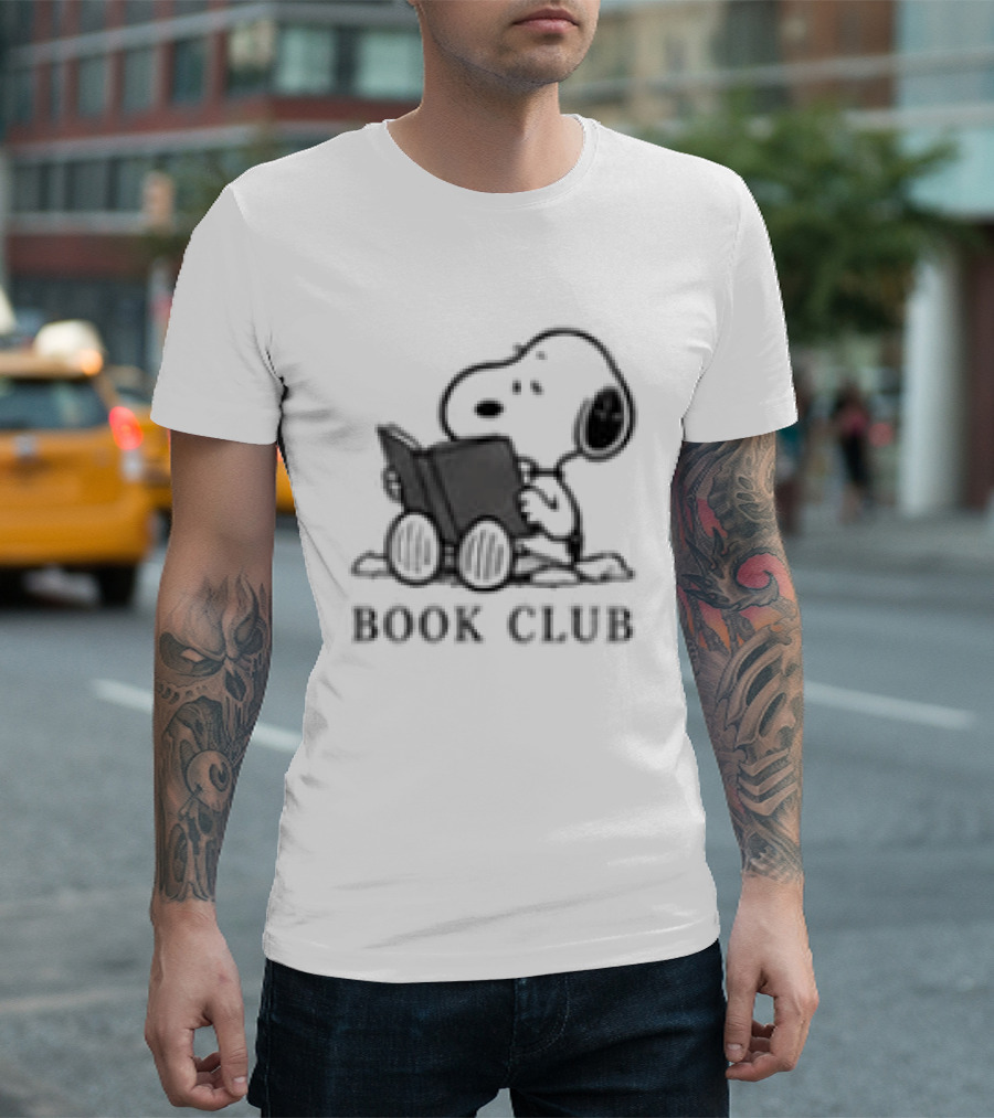 Snoopy Just One More Chapter Book Club For Peanuts And Bookish Fans T-Shirt
