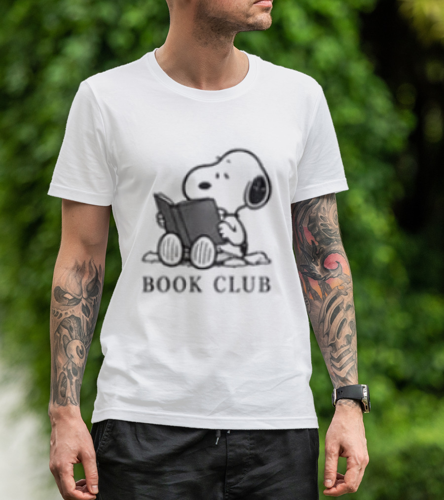Snoopy Just One More Chapter Book Club For Peanuts And Bookish Fans T-Shirt