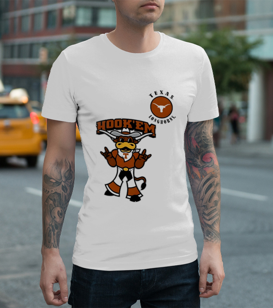 Texas Longhorns Hook'Em 2026 NCAA Tailgater Hometown T-Shirt