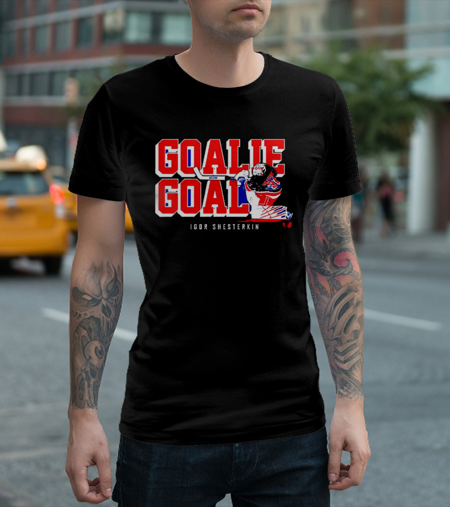 Goalie Goal Igor Shesterkin New York 31 T-Shirt