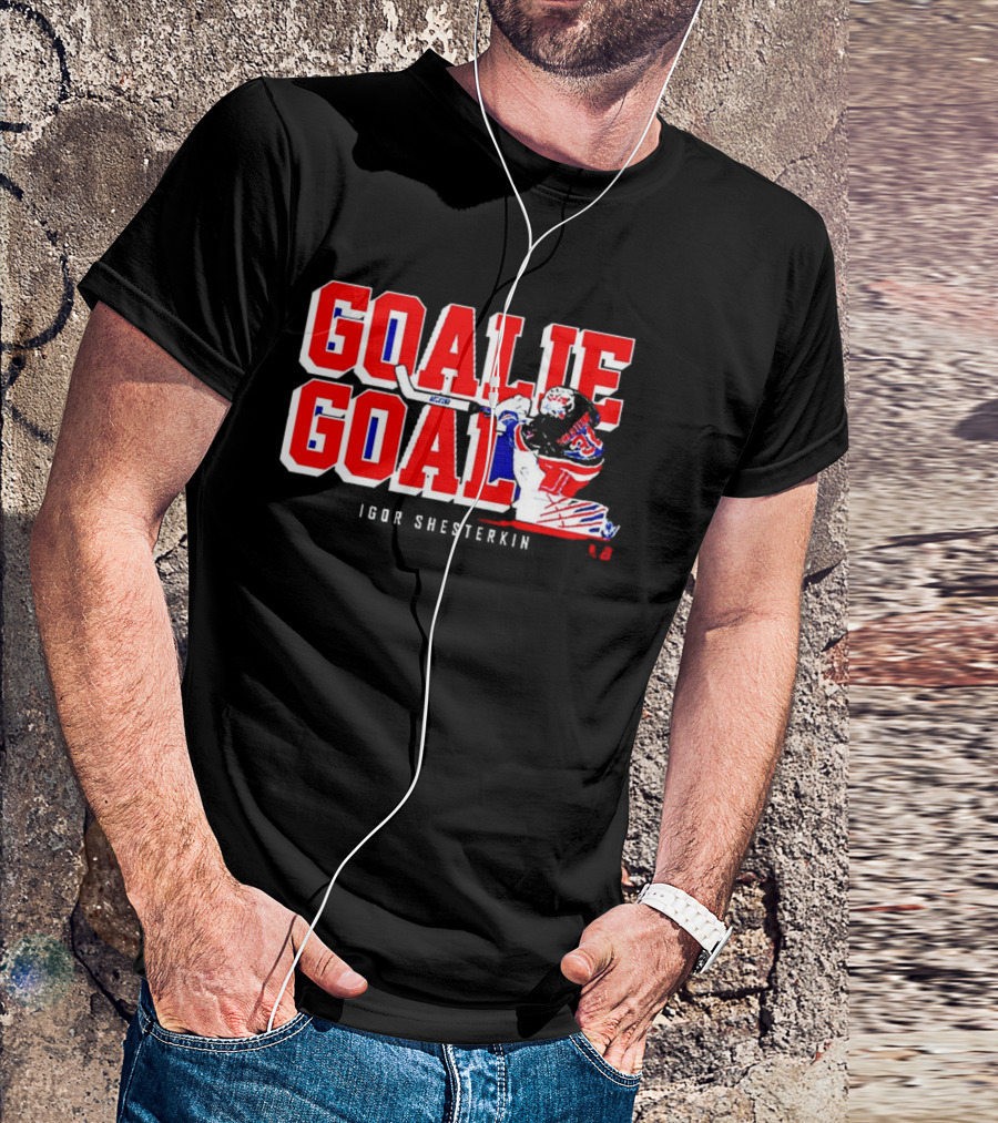 Goalie Goal Igor Shesterkin New York 31 T-Shirt