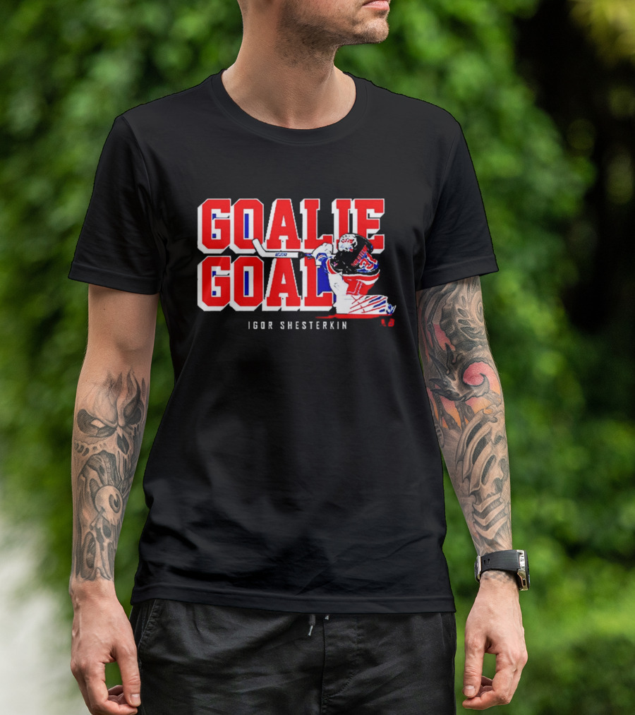 Goalie Goal Igor Shesterkin New York 31 T-Shirt