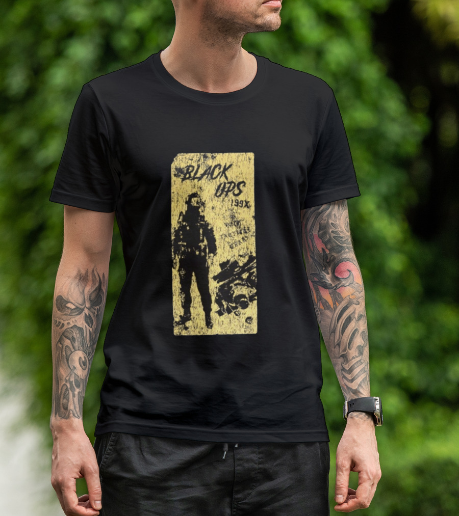 Black Ops 199X Volt Tactical Gear And Soldier T-Shirt
