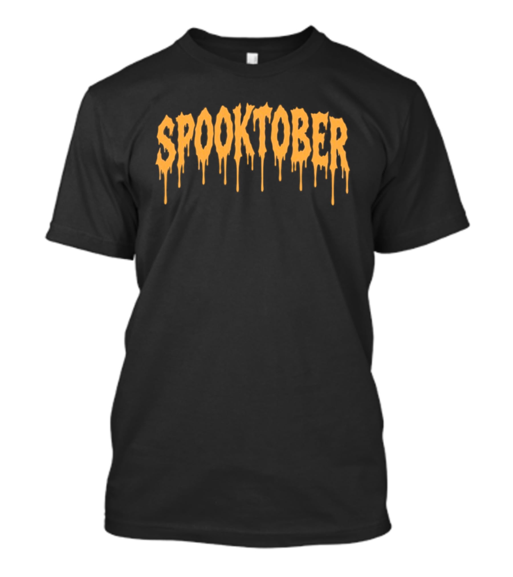 Spooktober Halloween October Spooky Season Dripping T-Shirt