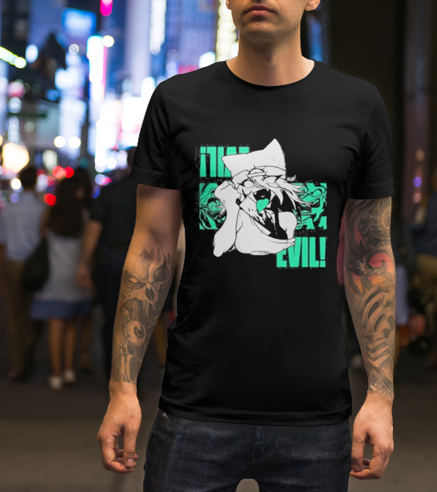 Issbrokie Neon Glow EVIL! Mysterious Aura Transformation T-Shirt