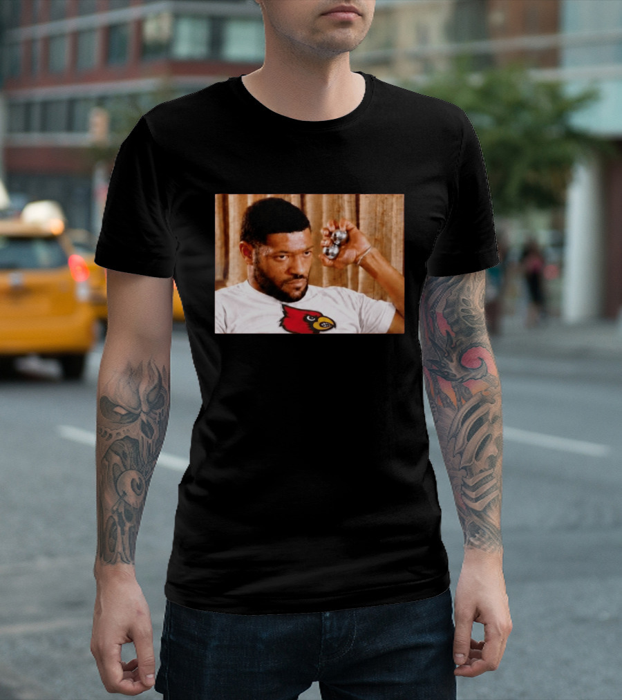 Laurence Fishburne Louisville Cardinals Mood Team Spirit T-Shirt