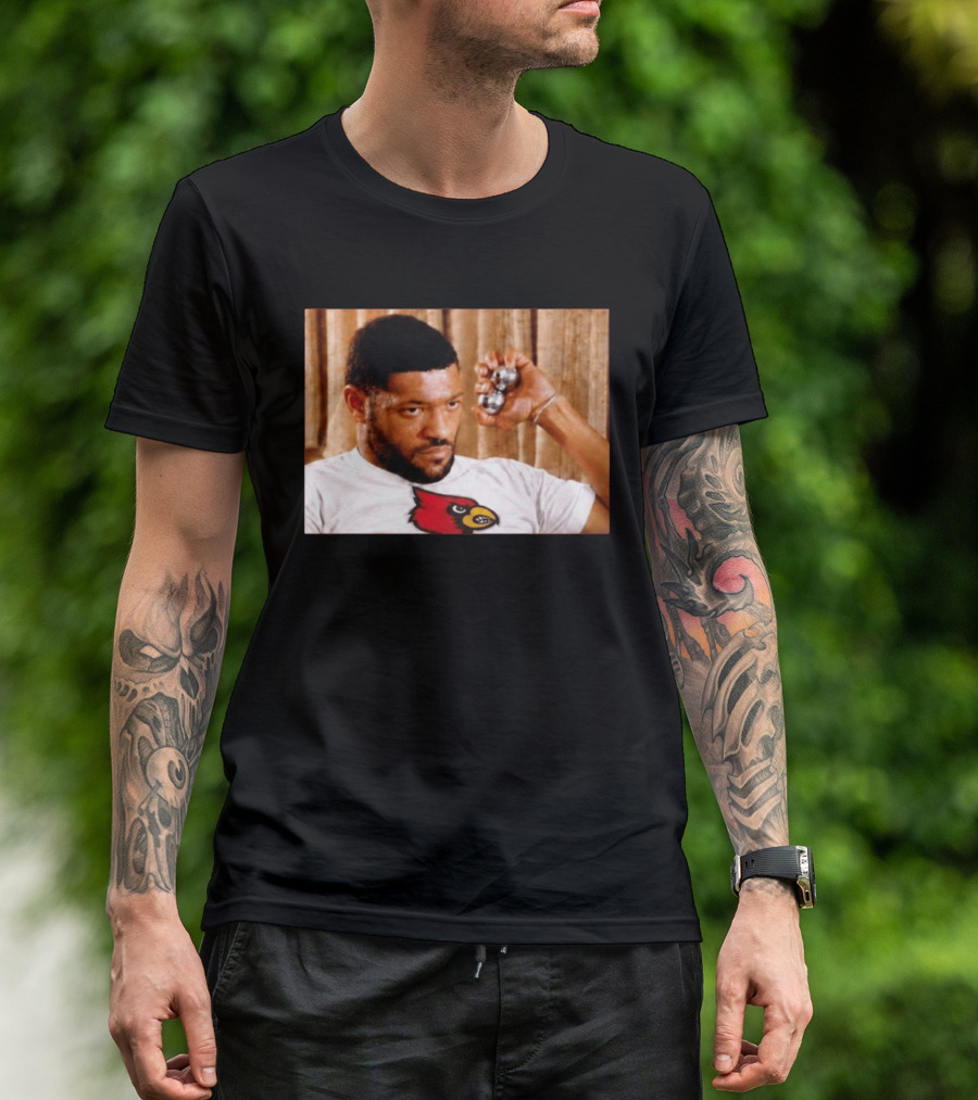 Laurence Fishburne Louisville Cardinals Mood Team Spirit T-Shirt
