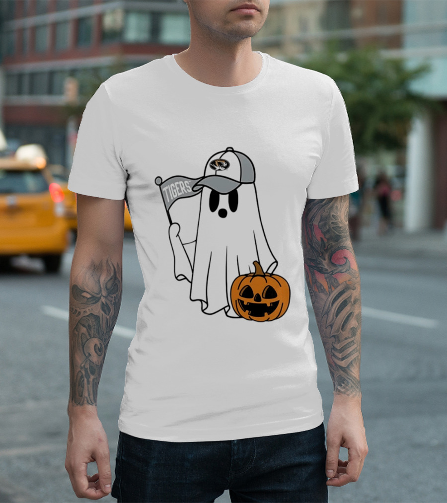 Missouri Tigers Halloween Ghost Pumpkin 2026 T-Shirt