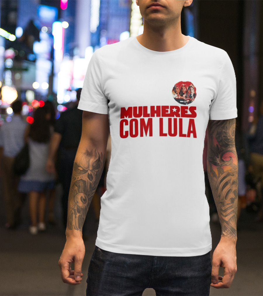 Mulheres Com Lula Olívia Santana T-Shirt