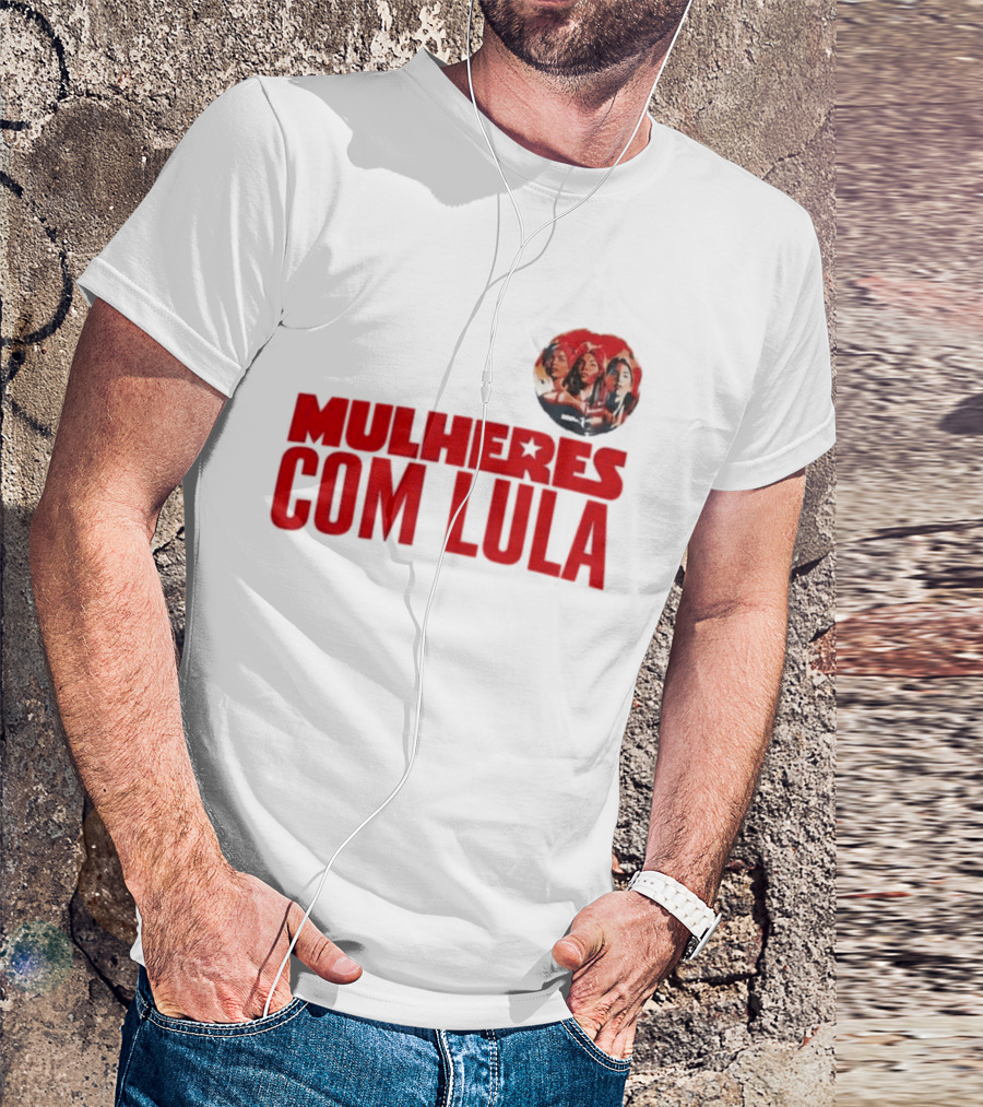 Mulheres Com Lula Olívia Santana T-Shirt
