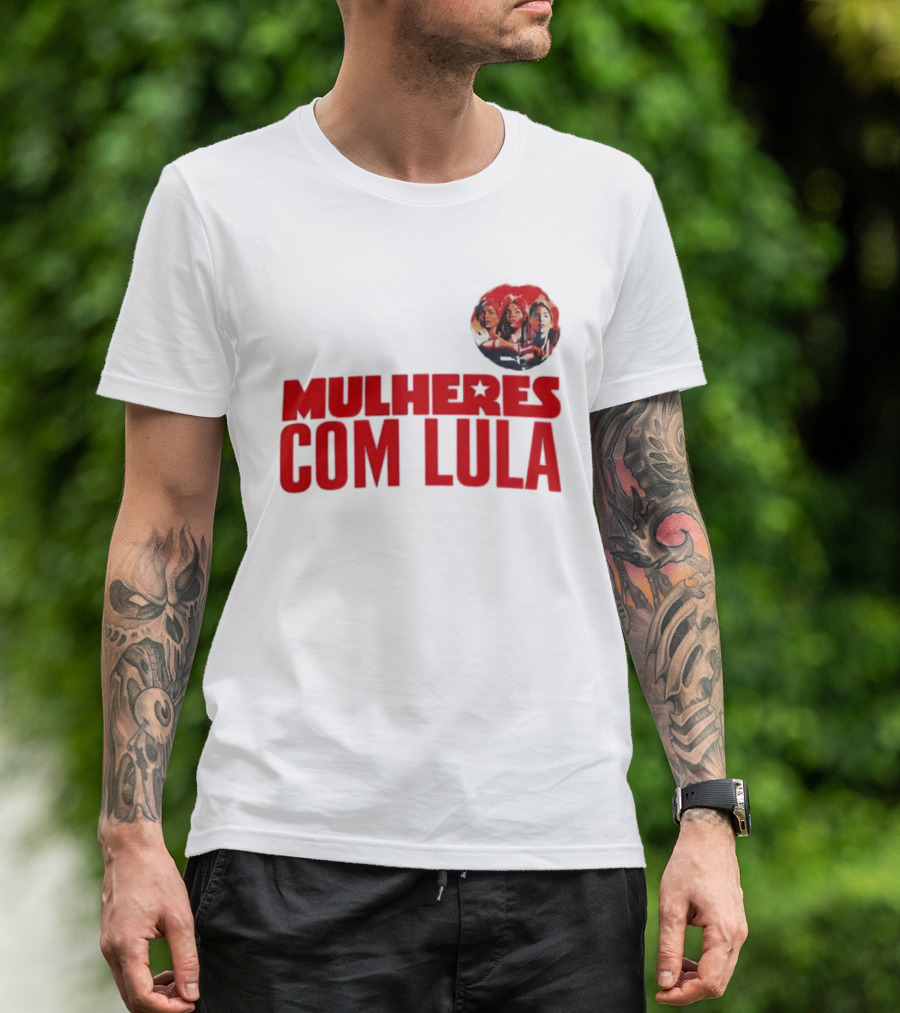 Mulheres Com Lula Olívia Santana T-Shirt