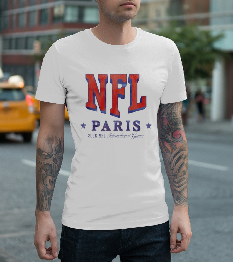 2026 NFL Paris International Games T-Shirt