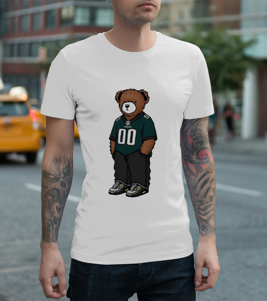 Philadelphia Eagles Teddy Bear London Games 2026 T-Shirt