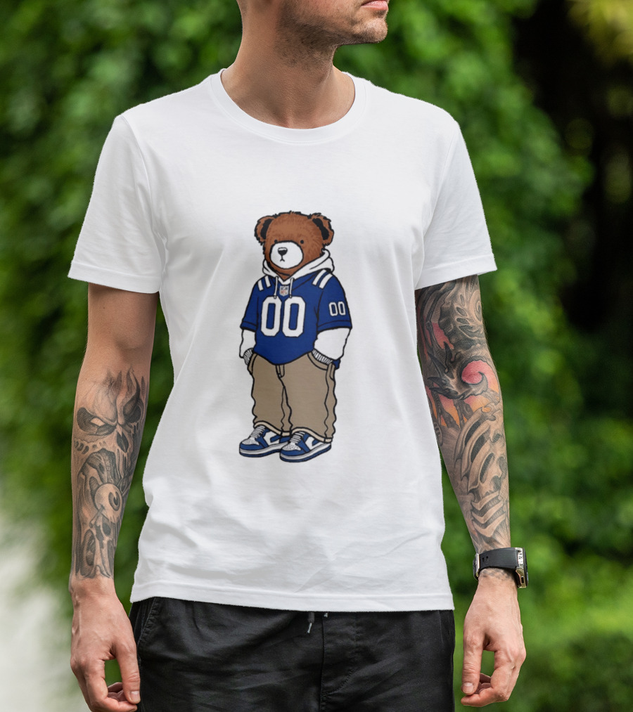 Indianapolis Colts Teddy Bears NFL London Games 2026 T-Shirt