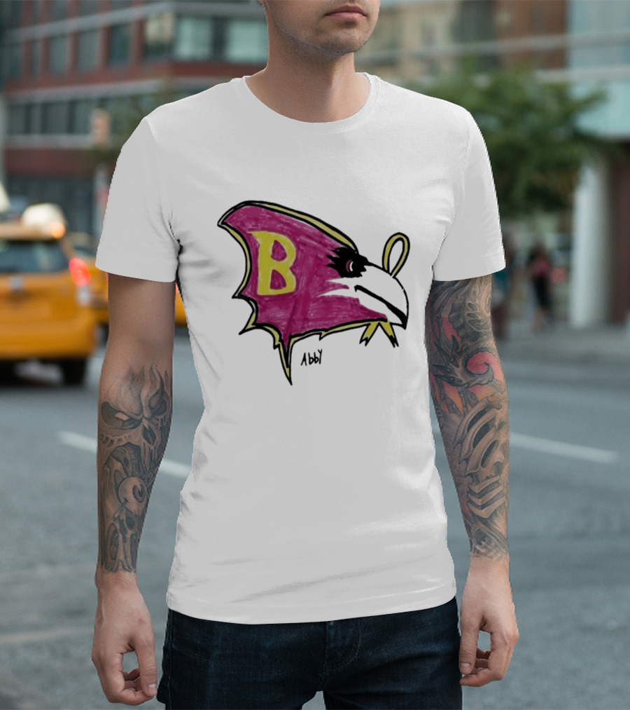Ravens B Logo Child Drawing By Abiy T-Shirt