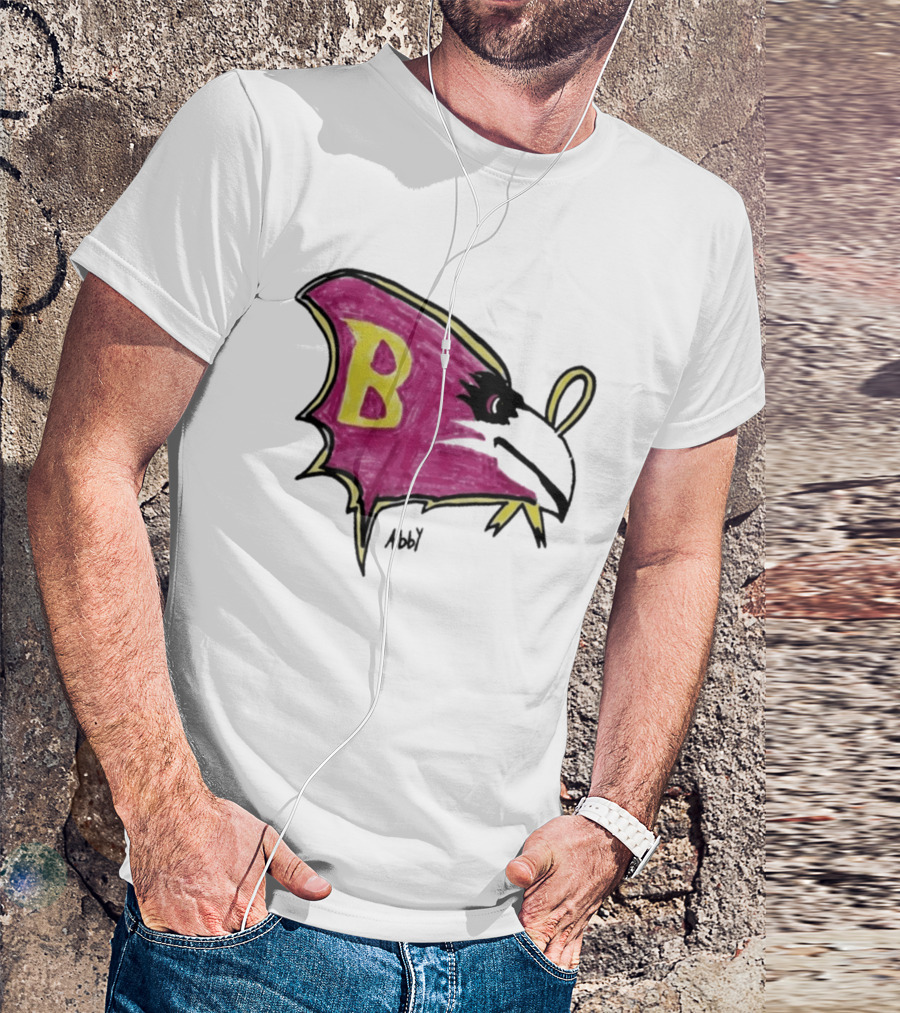 Ravens B Logo Child Drawing By Abiy T-Shirt