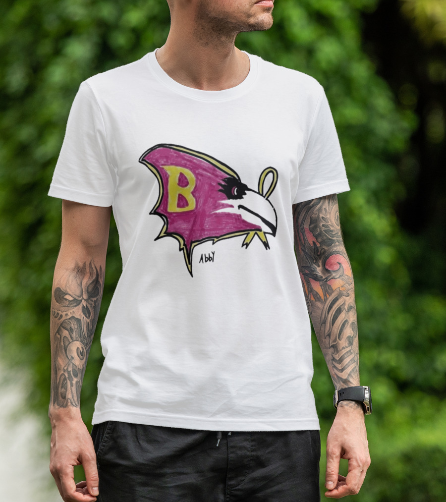 Ravens B Logo Child Drawing By Abiy T-Shirt