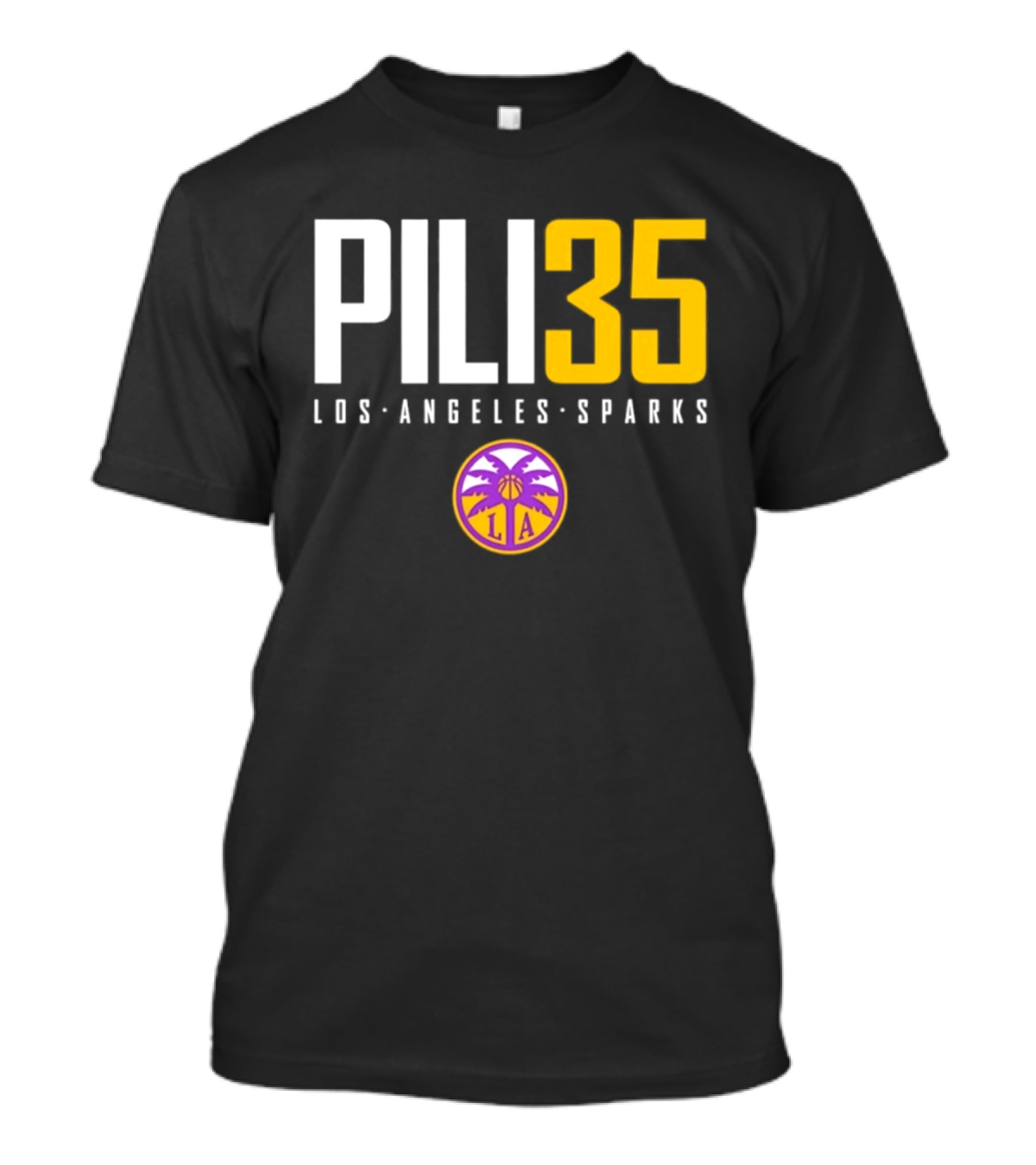 Pili 35 Los Angeles Sparks WNBA Basketball Team T-Shirt