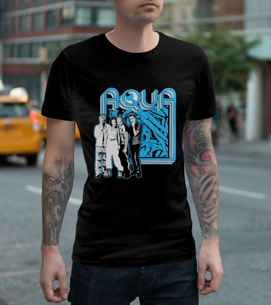 Aqua Band Members Barbie Girl 90s Pop Music Nostalgia T-Shirt