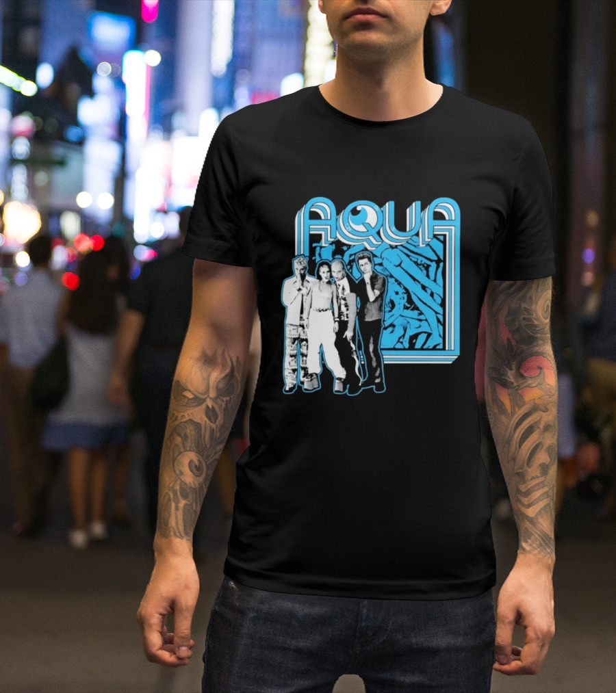 Aqua Band Members Barbie Girl 90s Pop Music Nostalgia T-Shirt