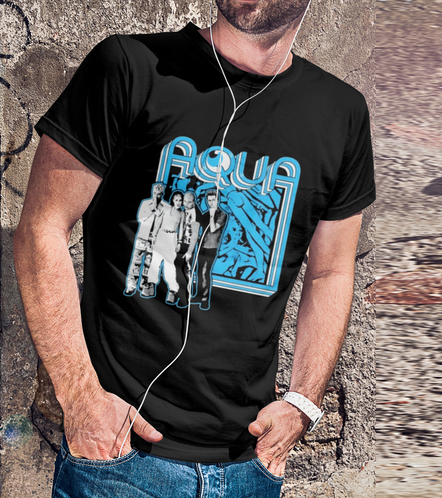 Aqua Band Members Barbie Girl 90s Pop Music Nostalgia T-Shirt