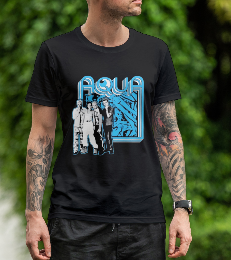 Aqua Band Members Barbie Girl 90s Pop Music Nostalgia T-Shirt