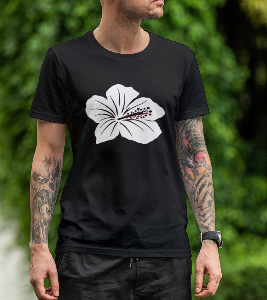 Below Deck Mediterranean Aesha Scott Hibiscus Flower T-Shirt