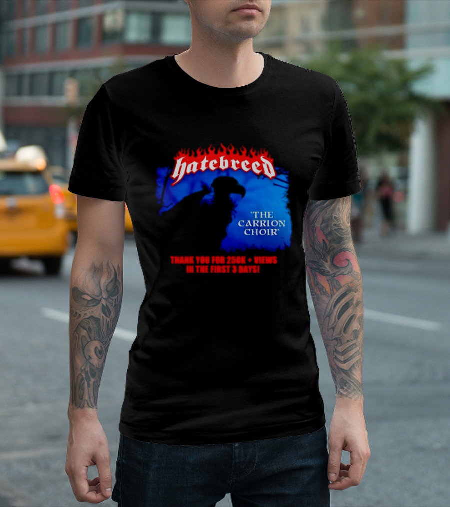 Hatebreed The Carrion Choir Metal Hardcore Album T-Shirt