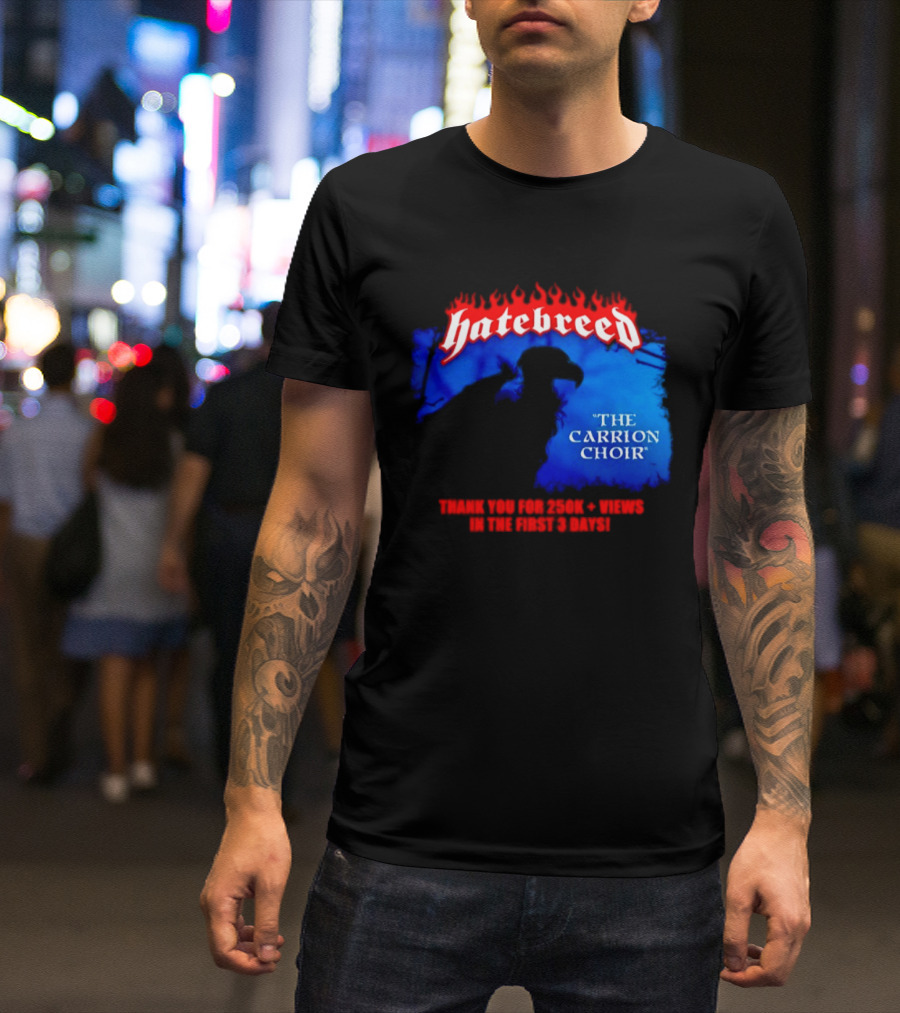 Hatebreed The Carrion Choir Metal Hardcore Album T-Shirt