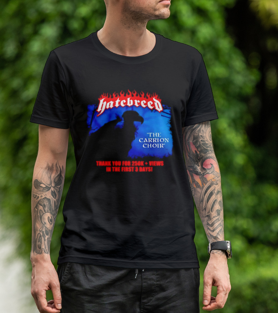 Hatebreed The Carrion Choir Metal Hardcore Album T-Shirt