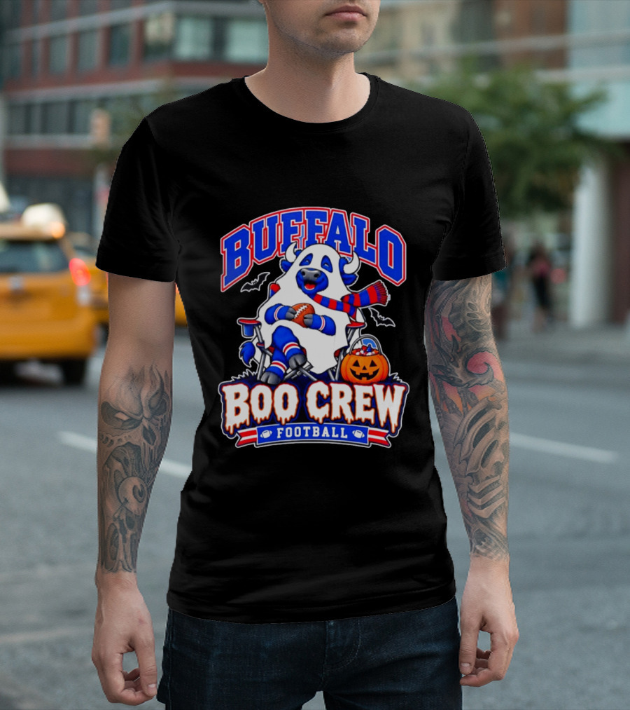 Buffalo Bills Boo Crew Halloween Football 2026 T-Shirt