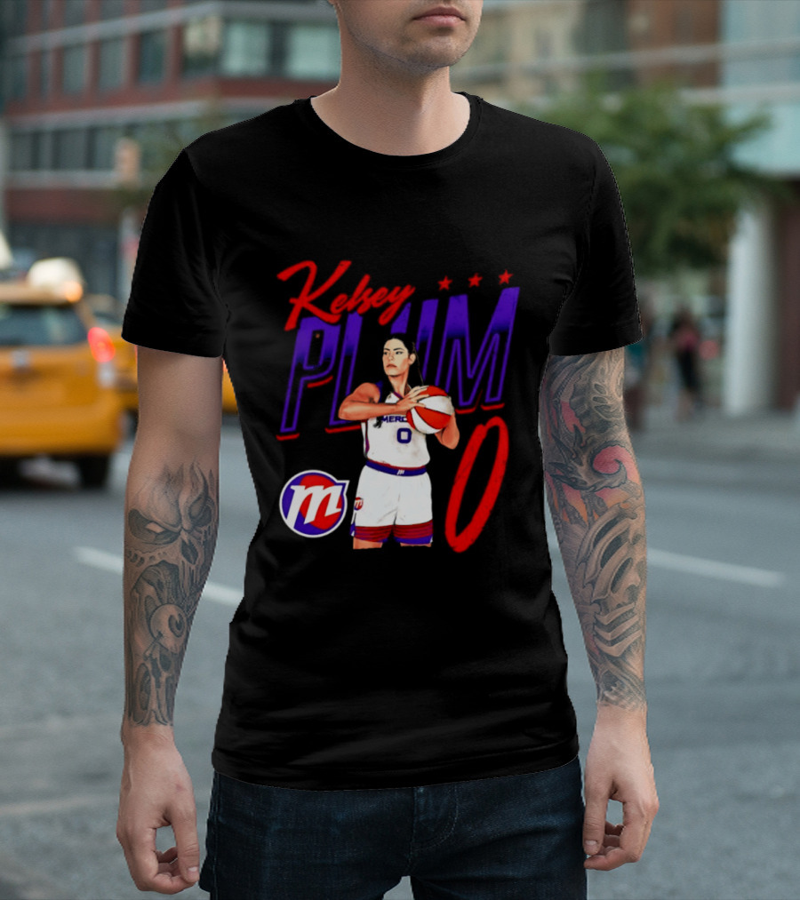 Kelsey Plum 0 Mercury WNBA Basketball Player T-Shirt