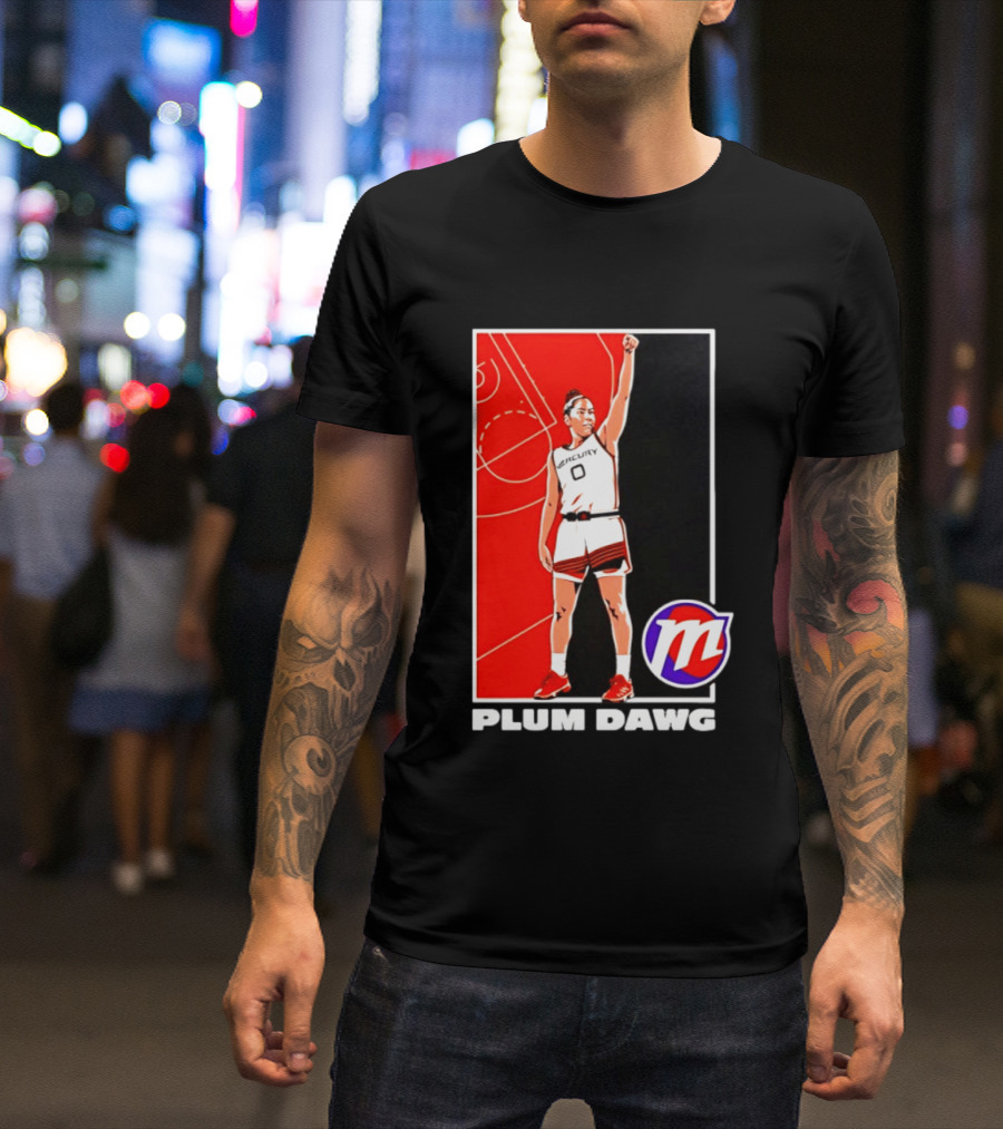 Kelsey Plum Phoenix Mercury 2026 WNBA Plum Dawg T-Shirt