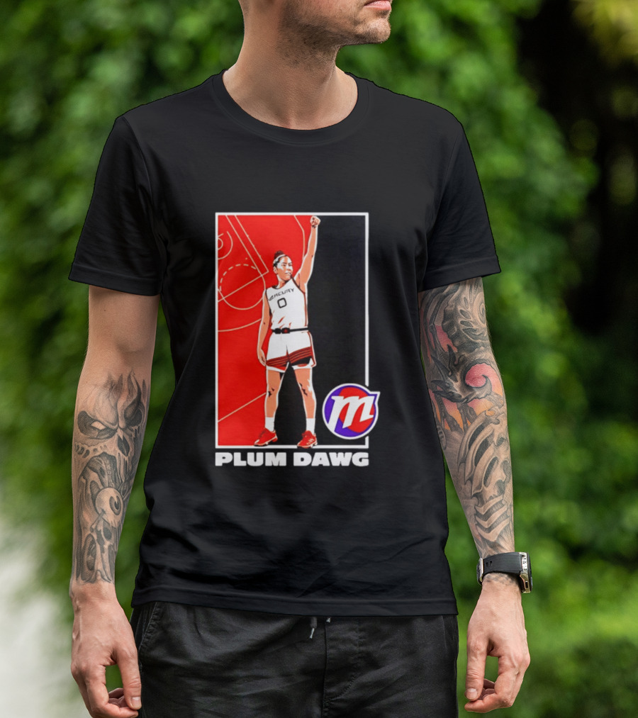 Kelsey Plum Phoenix Mercury 2026 WNBA Plum Dawg T-Shirt