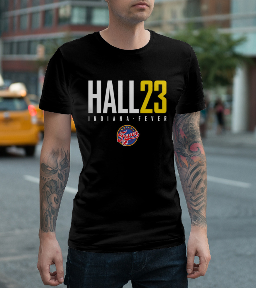 Indiana Fever Lexie Hall 23 WNBA Team Fan Gear T-Shirt